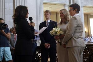 Sany Stier, Kris Perry, Kamala Harris