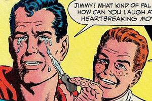 Jimmy Olsen hace llorar a Clark