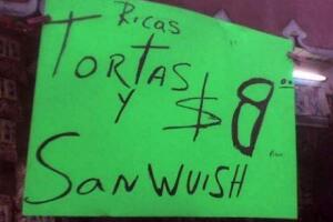 Se me antojó un "sanwuish"