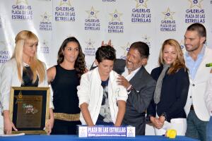 Emilio Osorio plasmó sus huellas