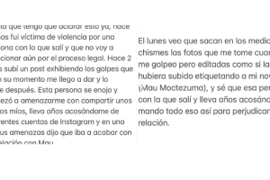 Paula Levy confirmó el pasado viernes 6 de mayo que fue víctima de violencia de una de sus exparejas. 
