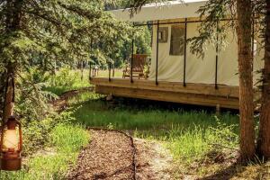 Kim and Kanye’s Glamping Hideaway