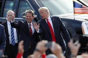 Brian Kemp, Donald Trump