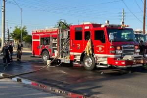 Cuatro bomberos resultan lesionados en accidente de tránsito en Phoenix