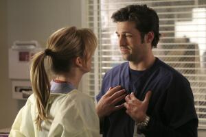Patrick Dempsey y Ellen Pompeo en la serie 'Grey's Anatomy'