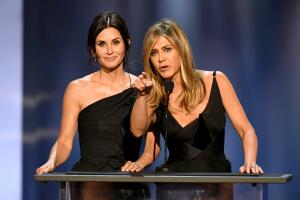 Courteney Cox and Jennifer Aniston