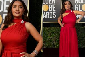 Salma Hayek Globos de Oro