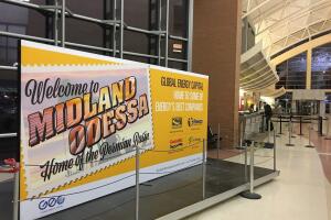 Midland, Texas welcome sign