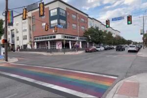 Cruces peatonales colores del arcoíris, LGBT, Austin, gobernador Greg Abbott
