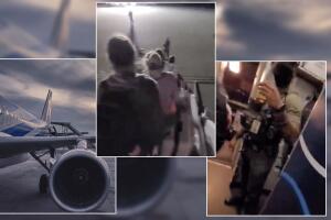 “Fue estresante, los niños lloraban”, lamenta pasajero tras amenaza de bomba por Marina Verbitsky, de Chicago 