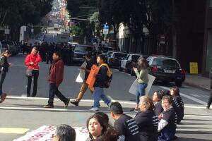 Protestan contra redadas en San Francisco 