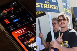 Pedro Pascal apoyando la huelga de los escritores y actores de Hollywood