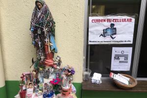 Albergue de los deportados en Tijuana