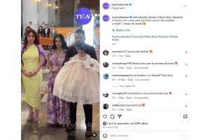 Vicky, la hermana de José Eduardo es la madrina de Tessa