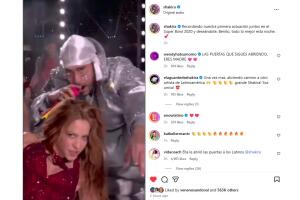 Shakira le envía sus mejores deseos a Bad Bunny