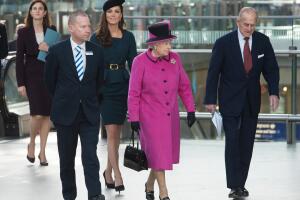 Kate Middleton y la reina