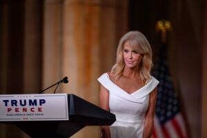 La asesora presidencial Kellyanne Conway.