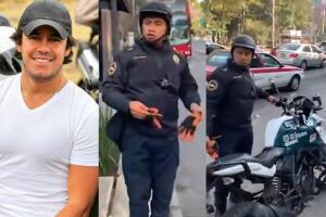 Eduardo Capetillo Jr. protagonizó una fuerte discución con elementos de la policía mexicana al evitar ser detenido. 