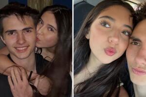 Santiago Rulli y su novia Paula Cacho