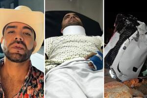 Cantante Edwin García sufre accidente de auto en México: lo reportan con "fuertes lesiones" 
