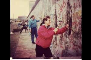 Kathy Castor muro de Berlin