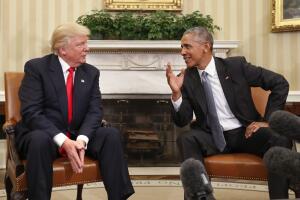 Barack Obama, Donald Trump