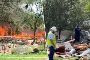 explosión fuga gas casa mujer pide ayuda Texas