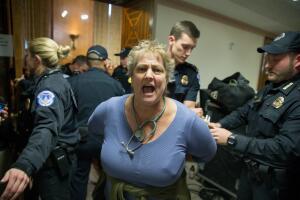 Protestas senado 