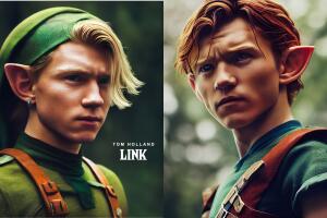 Link Tom Holland - live action de 'Zelda' fancast posters (1).jpg
