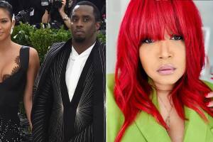 Cassie, 'Sean 'Diddy' Combs y Tiffany Red