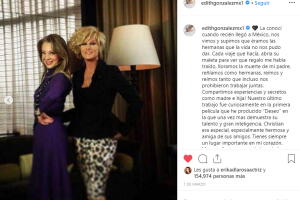 Christian Bach y Edith González