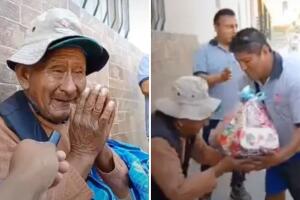 Exalumnos sorprenden a vendedor ambulante que los ayudó hace 25 años