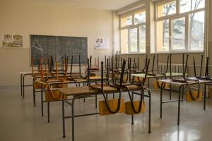 Empty classroom