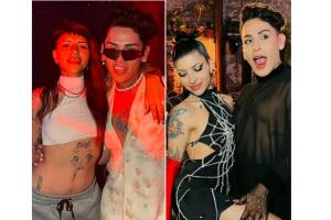 Así presumía Kunno su amistad con Cazzu.