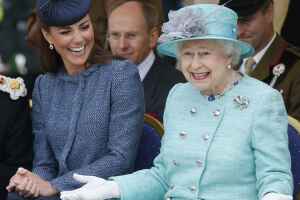 Isabel II y Kate Middleton