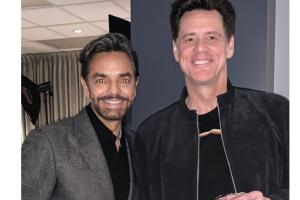 Eugenio Derbez y Jim Carrey