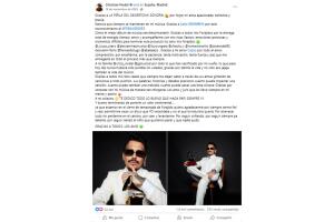 Esta publicación fue eliminada de Instagram, pero permanece en Facebook.