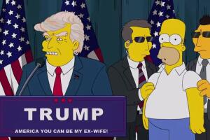 "Los Simpson" se burlan de Donald Trump
