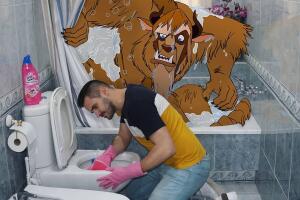  Samuel Manzanera Blasco ilustra su día a día a lado de personajes Disney: fotos