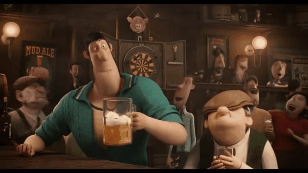 gif brindar con cerveza
