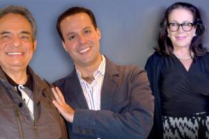 José José, José Joel y Laura Zapata