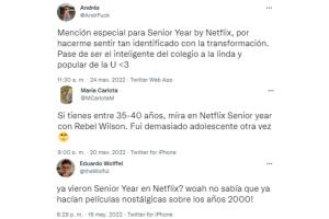 Reacciones a la película de Netflix 'Senior year', protgonizada por Rebel Wilson
