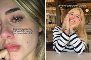 Mujer causa polémica al llorar por no poder ser fiel