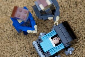 Realeza británica en bloques Lego