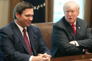 Trump con DeSantis, 2018