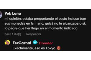 Comentarios en TikTok