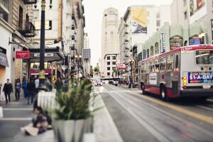 transporte público bus san francisco