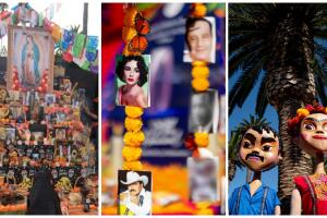 Día de los Muertos Hollywood Chespirito Liz Taylor Joan Sebastian miles recordados
