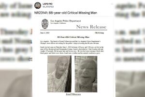 Israel Villaescusa 88 años desaparece Harvard Heights andador 