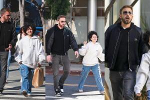 Según el Daily Mail, Ben Affleck hizo reír a Emme con  sus bromas.